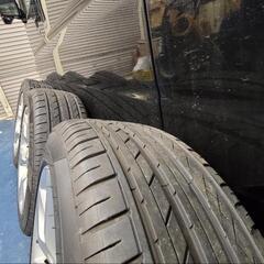 150プラド純正ホイール4本美品！　ハイエース　キャラバンにの画像