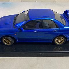 1/24　スバル　インプレッサWRX　プラモデル完成塗装品の画像