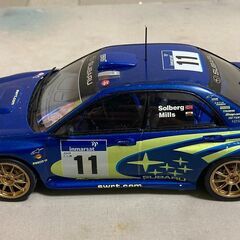 1/24　スバルインプレッサ　WRC　プラモデル完成塗装品の画像
