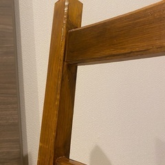 IKEA IVAR チェアを濃い茶色で塗装したもの　無料でお譲りしますの画像