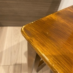 IKEA IVAR チェアを濃い茶色で塗装したもの　無料でお譲りしますの画像