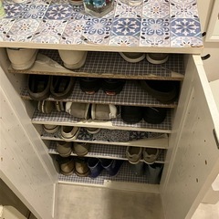 靴箱　棚　
ニトリ の画像
