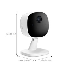 【089】新品1台 1080p Full HD 屋内ミニポータブル 2.4G Wi-Fi セキュリティカメラの画像