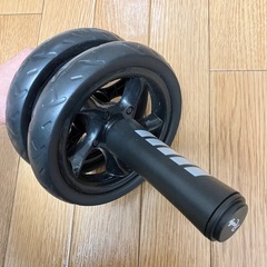 腹筋ローラー　ブラック　筋トレ　の画像