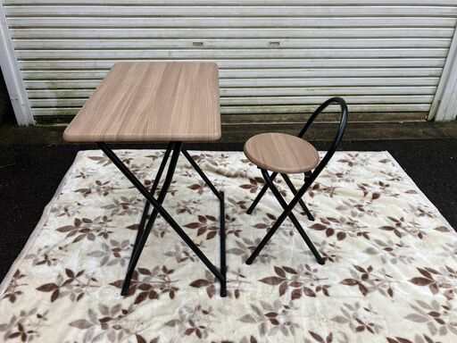 美品★木目調★テーブル\u0026チェアセット