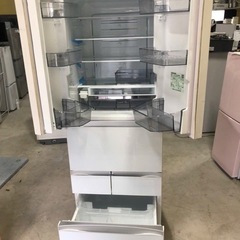 NO 965 🌈福岡市内配送設置無料✨🌈GR-R460FZ-UW 冷蔵庫 VEGETA（ベジータ）FZシリーズ クリアグレンホワイト [461L /6ドア /観音開きタイプ]  2019年式の画像