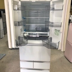 NO 965 🌈福岡市内配送設置無料✨🌈GR-R460FZ-UW 冷蔵庫 VEGETA（ベジータ）FZシリーズ クリアグレンホワイト [461L /6ドア /観音開きタイプ]  2019年式の画像