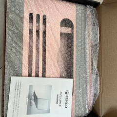 ノートパソコンスタンド PCスタンド 折り畳み式 ローズゴールドの画像