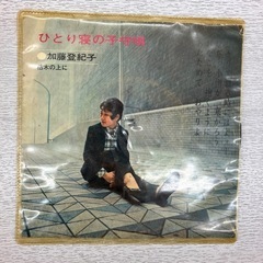 K2502-210 配送不可　polydor レコード 加藤登紀...
