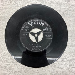☆値下げ☆　K2502-211 配送不可　VICTOR RECORD レコード 中山千夏 あなたの心に/Zen Zenブルース キズ汚れ有りの画像