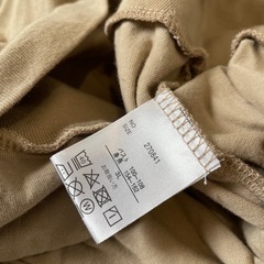 11ロングTシャツ黄土色3L　の画像