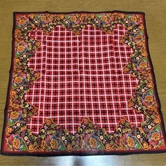 【新品未使用】ハンカチ　赤の画像