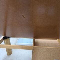 J6958　滝沢木材　こたつ　ナチュラル　クリーニング済み【リユースのサカイ柏店】の画像