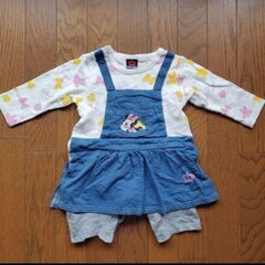 BABYDOLL ミニーマウス ツーウェイ・ドレスオール 80