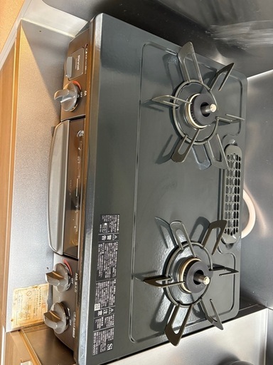 ☆ジモティ割あり☆ Rinnai LPガステーブル KSR642BKL LP 18年製 動作