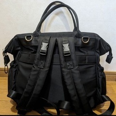 3WAY 口金 リュック レディース トートバッグ マザーズバッグ ショルダーバッグ 防水 軽量 大容量の画像