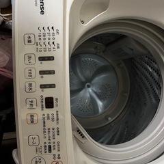 (決まりました)hisense 洗濯機の画像