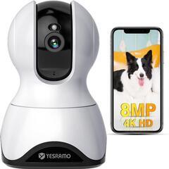 見守りカメラ ペットカメラ 800万画素・2G/5GWiFi両対...