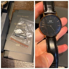 Daniel Wellington✨定番人気✨ゴールド×ブラック✨の画像