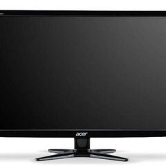殆ど未使用美品　aser24インチ液晶モニター本体+ 布＆アクリ...