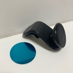 【新品】車載ホルダー スマホスタンド マグネット式 グリップ式 吹き出し口用(ブラック)の画像