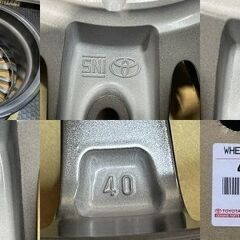【新品】トヨタ 40アルファード 純正ホイール 17インチ 4本 6.5J5HPCD120+40 スパッタリング 40ヴェルファイア　(MHZ637) クレジットカード QRコード決済可能の画像
