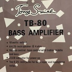 ベースアンプ TB-80 TONY SMITH ＆ コードの画像