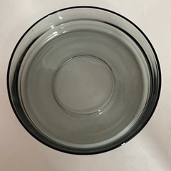 スモークグレー ガラス皿 7枚セットの画像