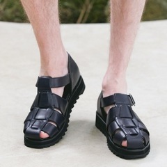 (美品27cm)EMMA CLOTHES/シャークソールグルカサンダル