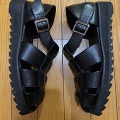 (美品27cm)EMMA CLOTHES/シャークソールグルカサンダルの画像