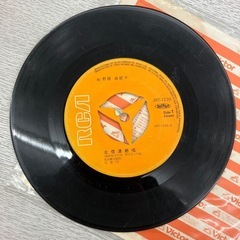 ☆値下げ☆　K2502-212 配送不可 Victor RCA レコード 野路由紀子 北信濃絶唱/私はいいの キズ汚れ有りの画像