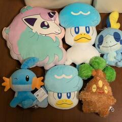 6点まとめ売りＣ ポケットモンスター　ポケモン　ぬいぐるみ、クッ...