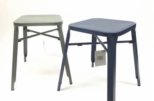 廃盤モデル　未使用品 東谷 スツール スタッキングチェア 2脚セット