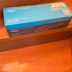 ◢◤800円◢◤TWIBBIRD ハンディスチームアイロンの画像