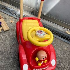アンパンマン 手押し 車 car 自動車 メロディ鳴りました ハ...