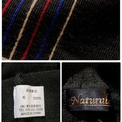 ꒰Naturale꒱昭和レトロ風 ハイネック 長袖 ニット 茶系 秋冬 トップスの画像