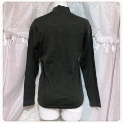 ꒰Naturale꒱昭和レトロ風 ハイネック 長袖 ニット 茶系 秋冬 トップスの画像