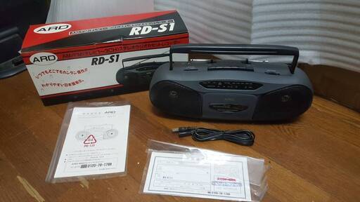 (株)ティーエムコーポレーション ARD RD-S1 ラジカセ ラジオカセットレコーダー（箱入り） 動作確認済み