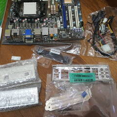 ASUS マザーボード M3A78-EM (その他小物あり） 動作未確認の画像