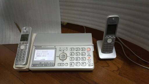 Panasonic パナソニック　パーソナルファックス　おたっくす　KX-PD551-S 子機1台付き 通電確認のみ