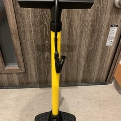 (取引中)中古 PM-501 ブリヂストン BRIDGESTONE 自転車 空気入れ 英式 ボール・浮き輪用アダプタ付の画像