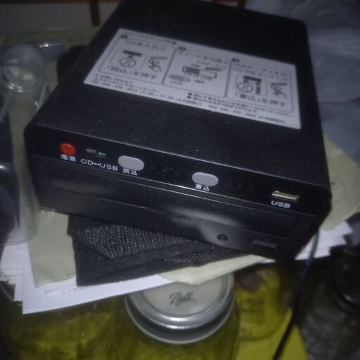 CDコピー機。これだけで音楽CDがコピー出来ます　CDR24枚付
