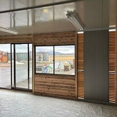 ★コンテナハウス　 DIY向けコンテナ1ハウス　5連棟　　ジャンク品の画像