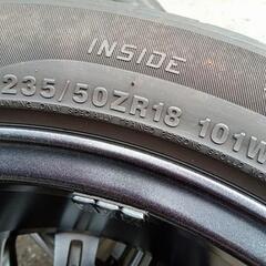 235/50R18(5穴 7.5j) ホイルタイヤ4本セットの画像