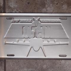 アメリカ雑貨 トップガンTOPGUN ライセンスプレートマーヴェリック Made in U.S.A の画像