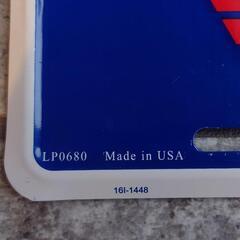 アメリカ雑貨 トップガンTOPGUN ライセンスプレートマーヴェリック Made in U.S.A の画像