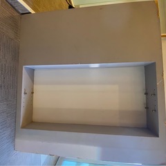 造作　受付カウンター　グレー
