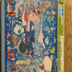 みずタイプのポケモン大集合　100ピースのポケモンパズル　38×...