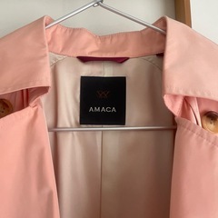 鶴屋にて五万くらいで購入　高級アマカ　スプリングコート　美品の画像