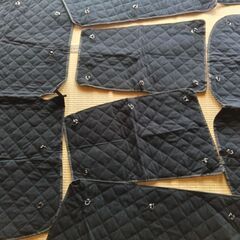 ハリアー60系サンシェード１台分　フルセット　アルミの画像